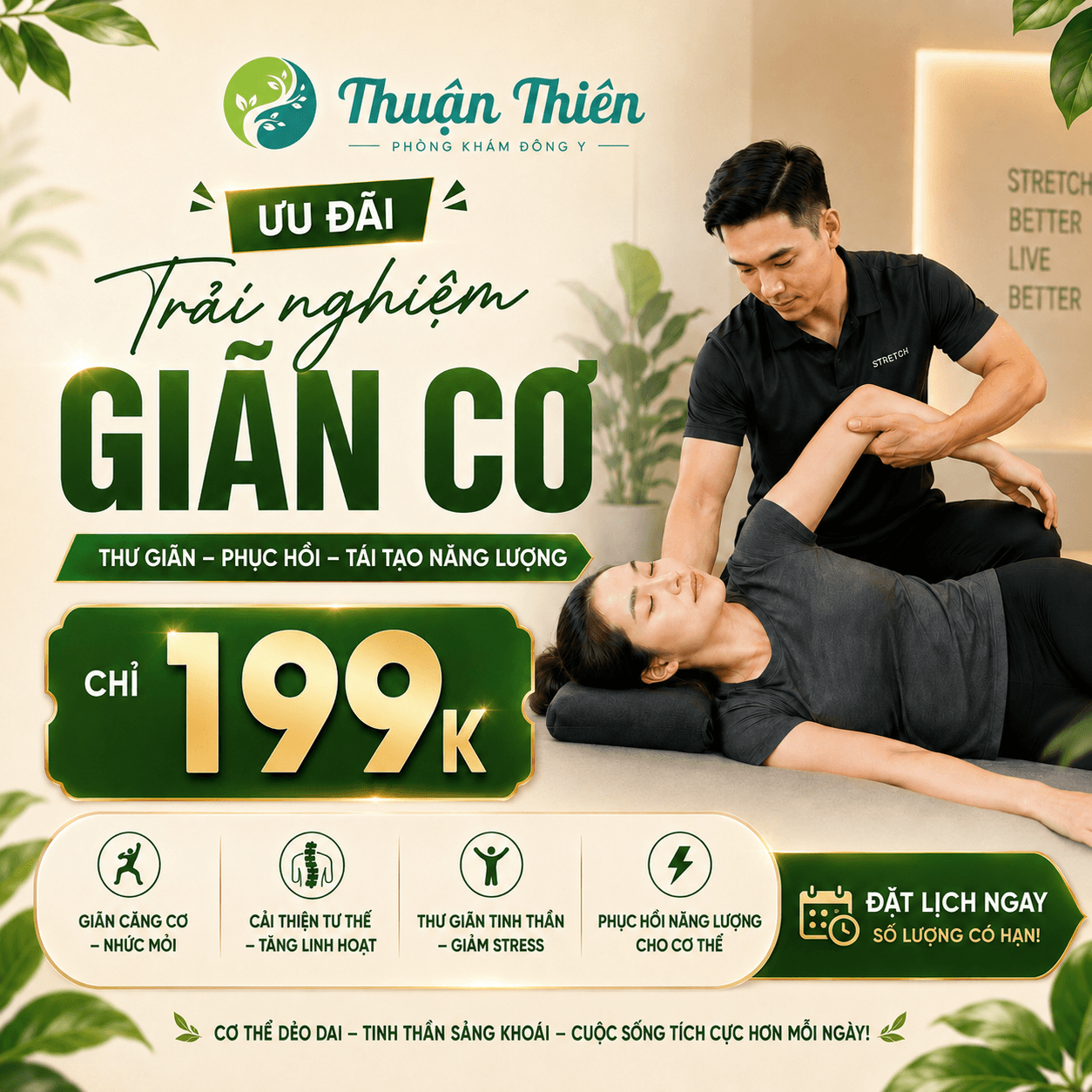 Trải nghiệm giãn cơ tại Thuận Thiên
